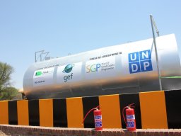 Receptacle Tanks Handing Overat Serowe