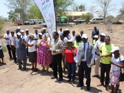 Receptacle Tanks Handing Overat Serowe