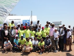 Receptacle Tanks Handing Overat Serowe