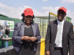 Receptacle Tanks Handing-over at Francistown